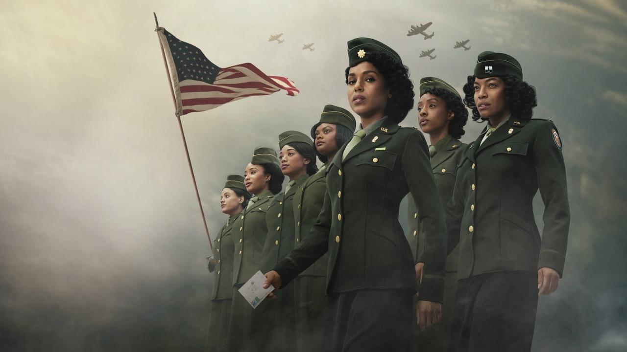 The Six Triple Eight (2024) backdrop artwork