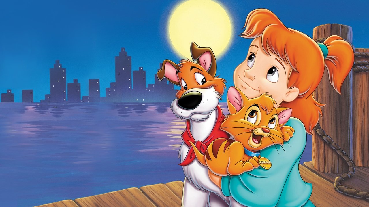 Oliver & Company (1988) backdrop artwork