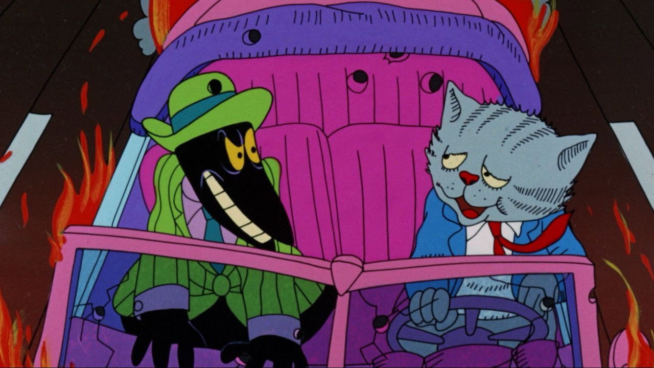 Fritz the Cat (1972) backdrop artwork