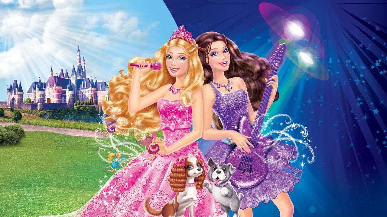 Barbie: The Princess & the Popstar (2012) backdrop artwork