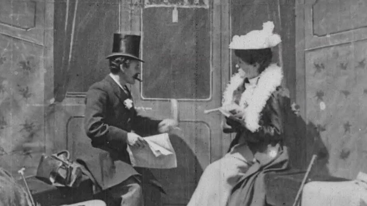 The Kiss in the Tunnel (1899) backdrop artwork