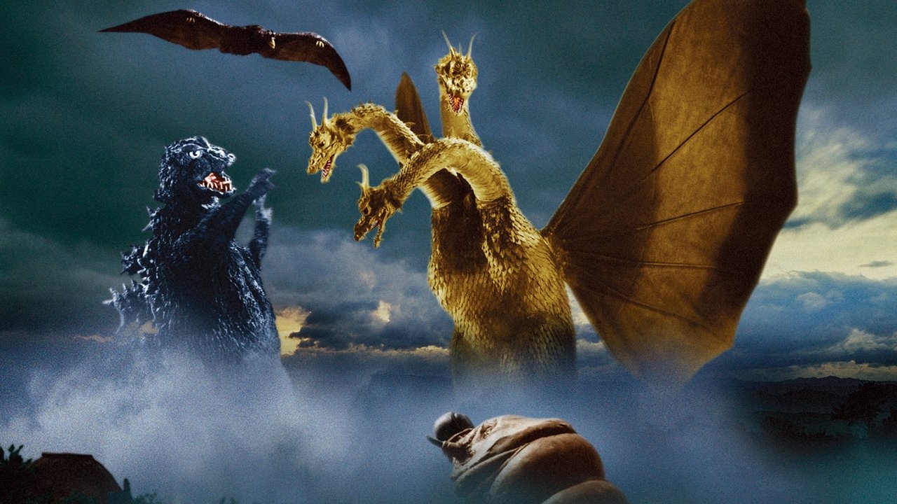 Ghidorah, the Three-Headed Monster (1964) backdrop artwork