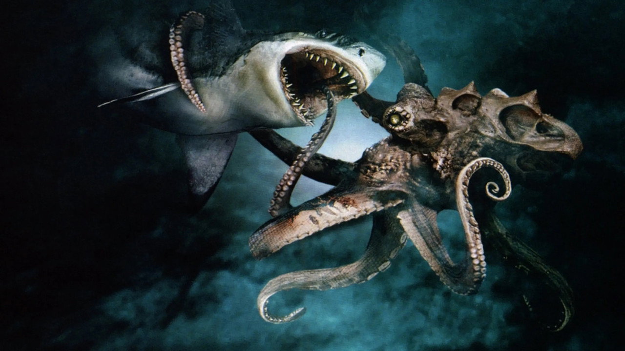 Mega Shark vs. Giant Octopus (2009) backdrop artwork