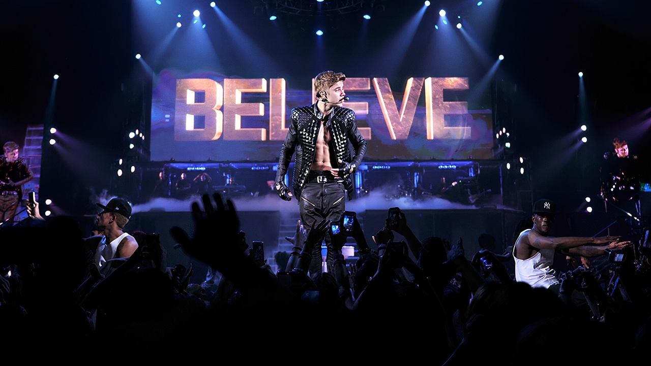 Justin Bieber's Believe (2013) backdrop artwork