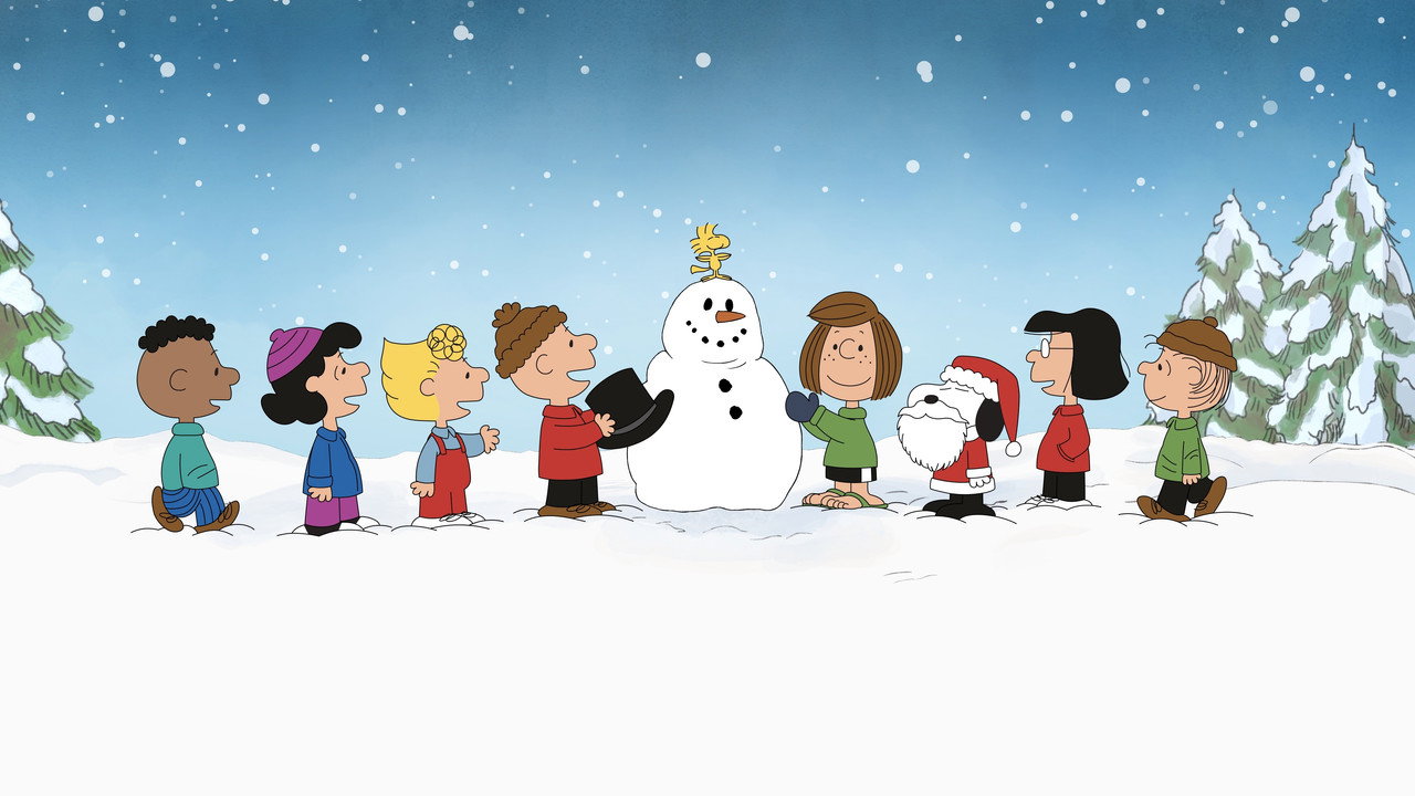 It's Christmastime Again, Charlie Brown (1992) backdrop artwork