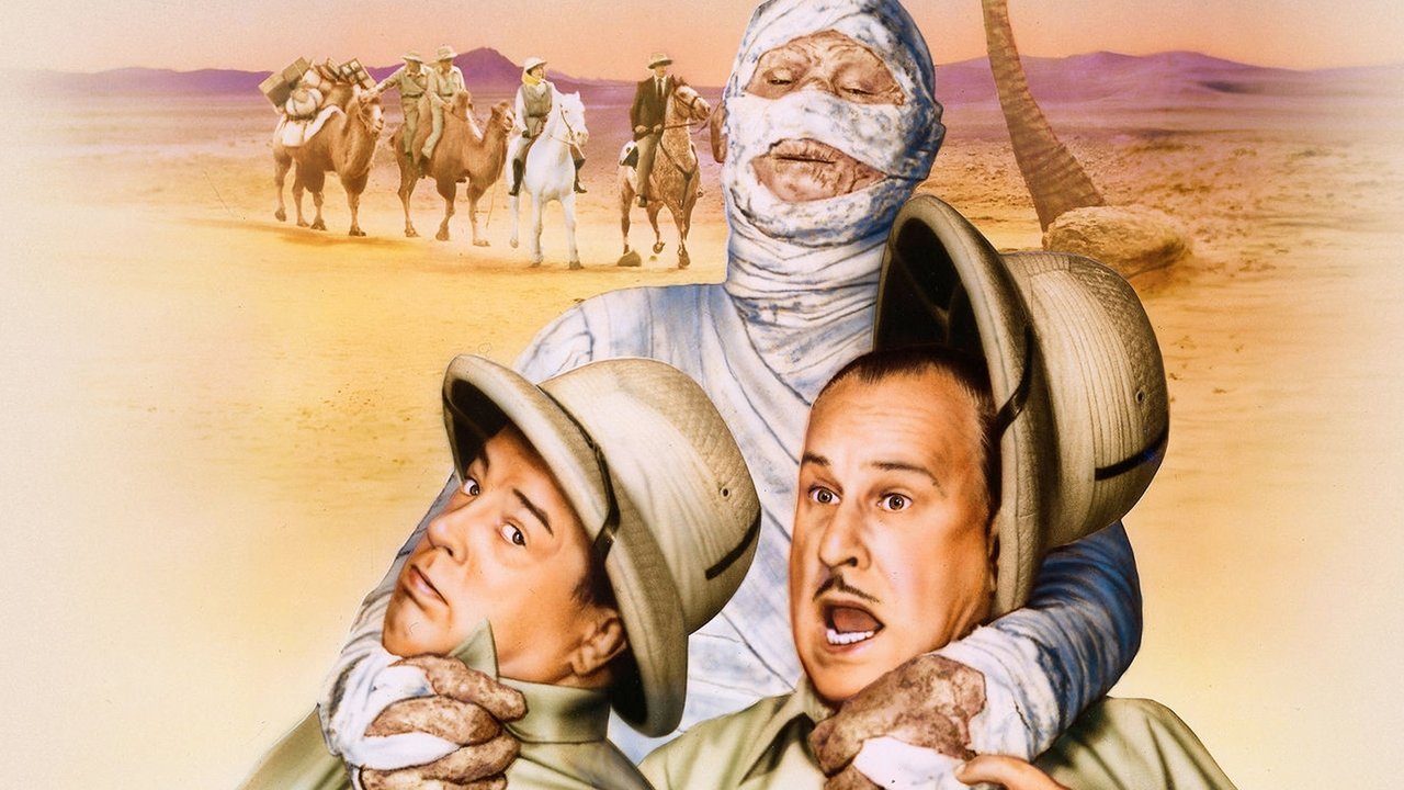 Abbott and Costello Meet the Mummy (1955) backdrop artwork