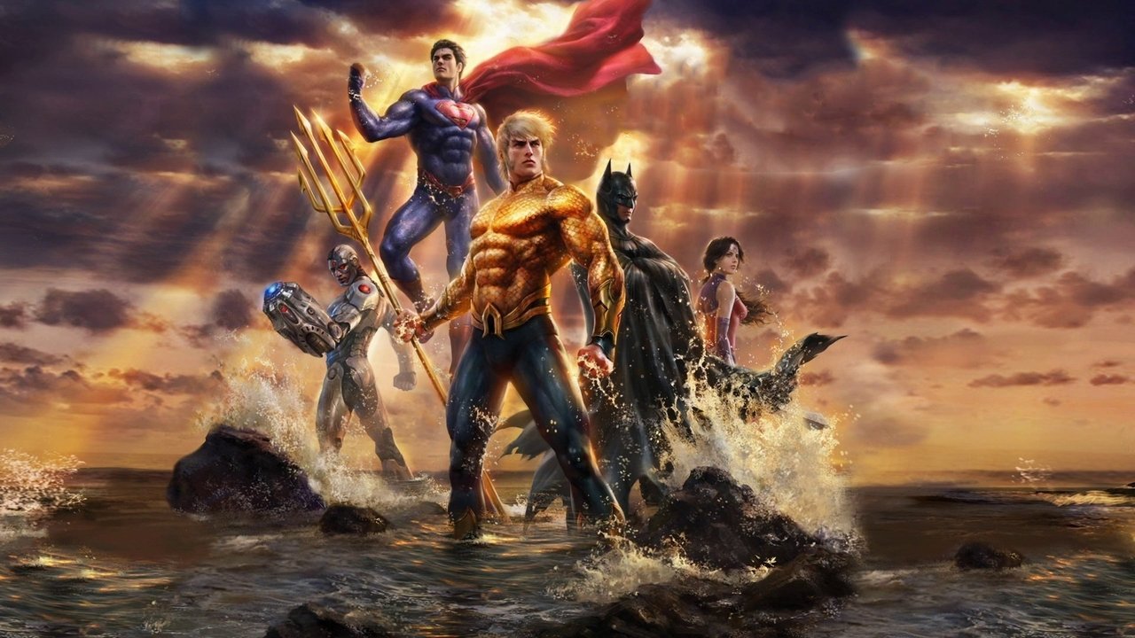 Justice League: Throne of Atlantis (2015) backdrop artwork