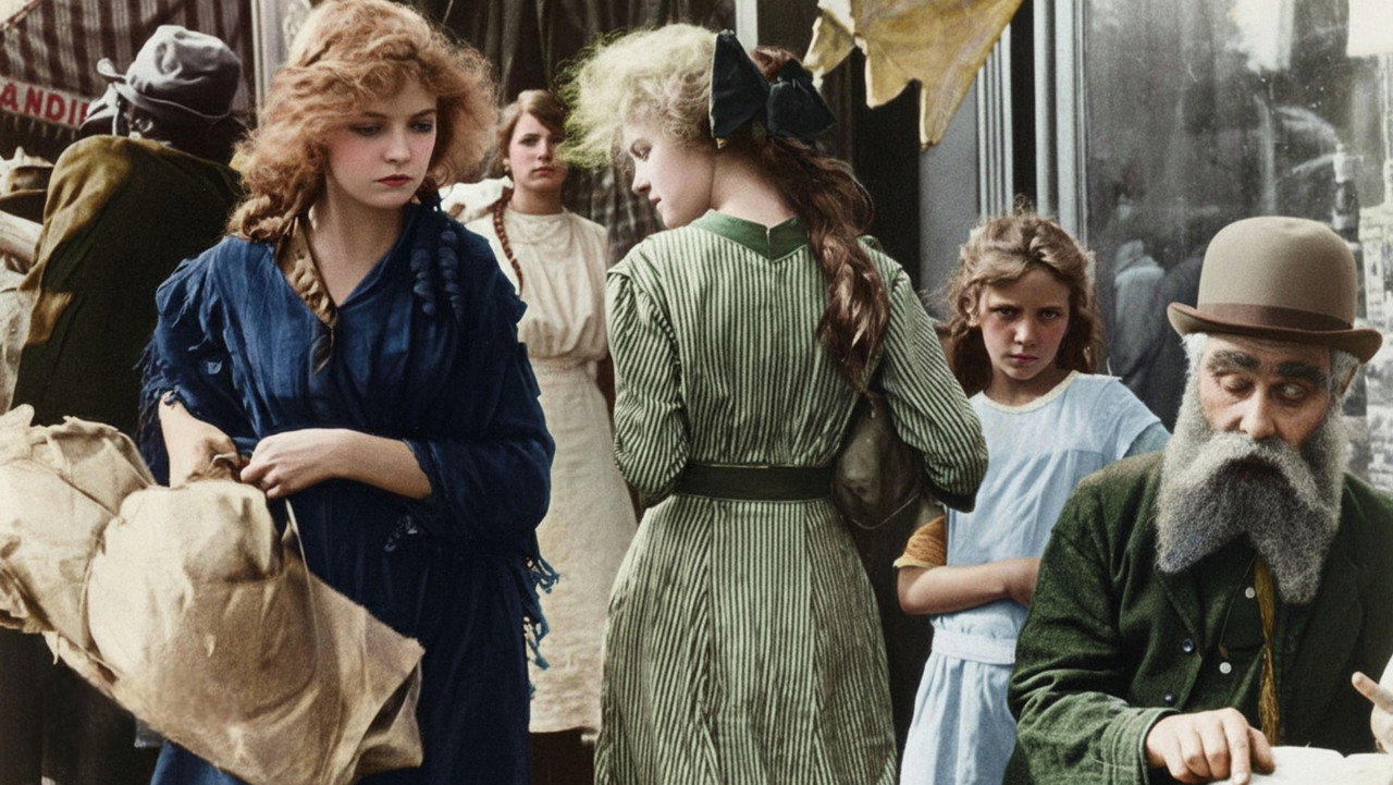 The Musketeers of Pig Alley (1912) backdrop artwork