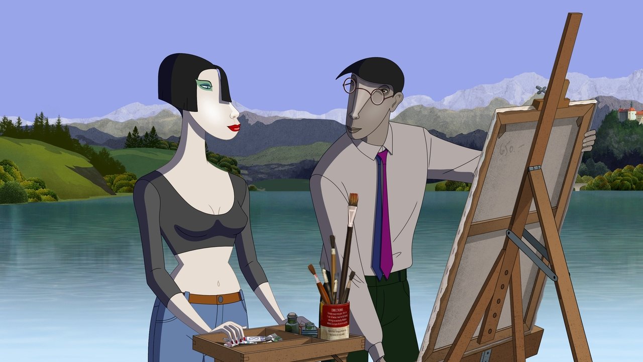 Ruben Brandt, Collector (2018) backdrop artwork