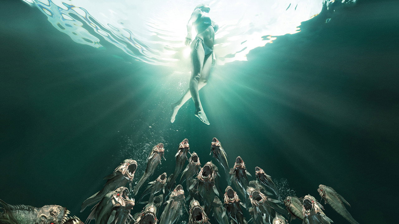 Piranha 3DD (2012) backdrop artwork