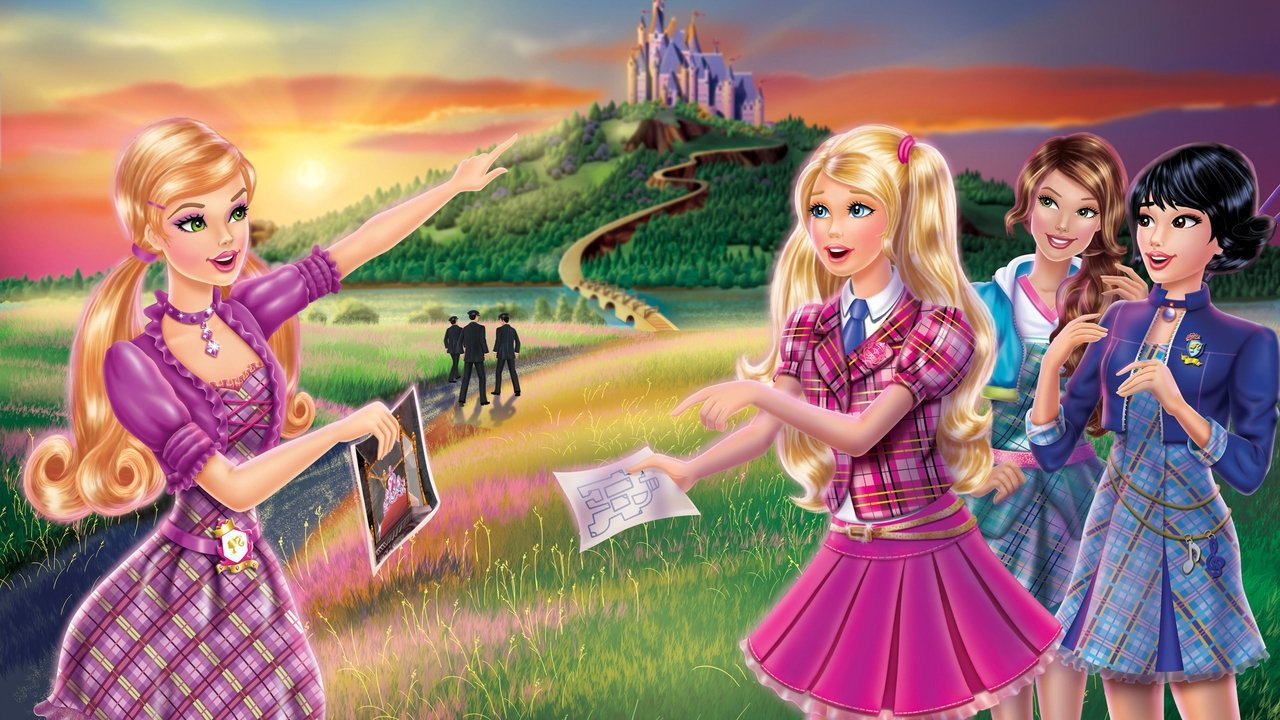Barbie: Princess Charm School (2011) backdrop artwork
