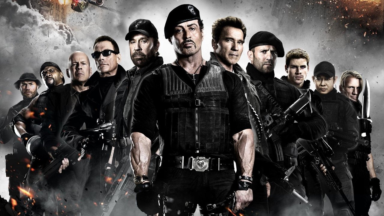 The Expendables 2 (2012) backdrop artwork
