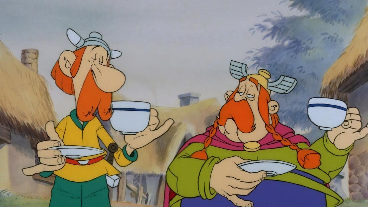 Asterix in Britain (1986) backdrop artwork
