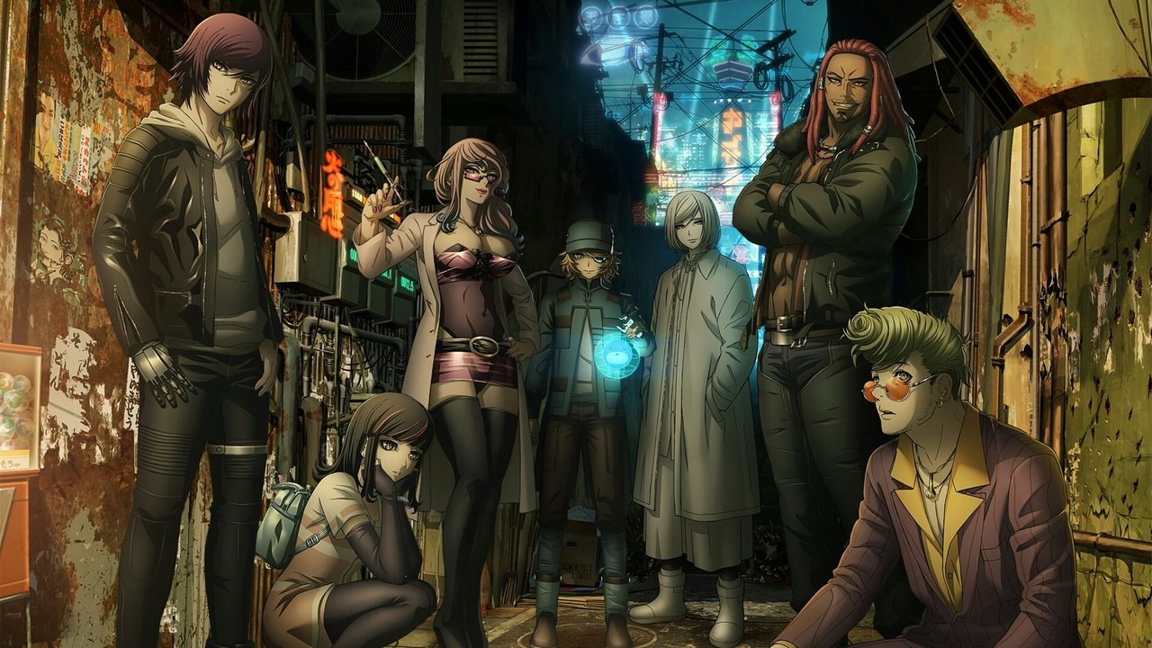 Akudama Drive (2020) series backdrop artwork