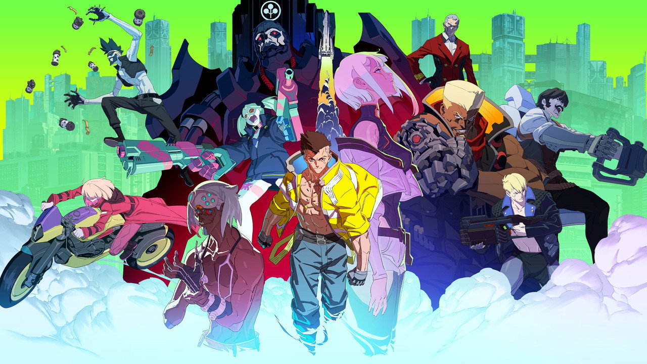 Cyberpunk: Edgerunners (2022) series backdrop artwork