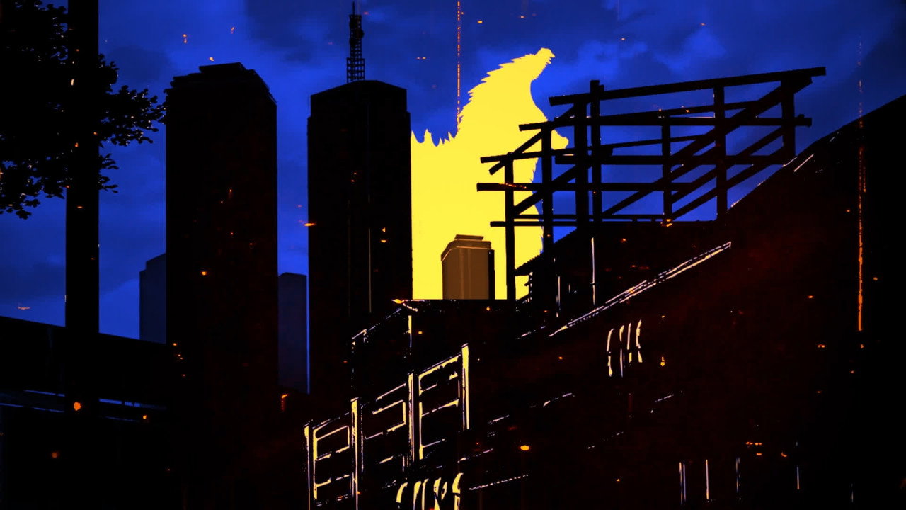 Godzilla Singular Point (2021) series backdrop artwork