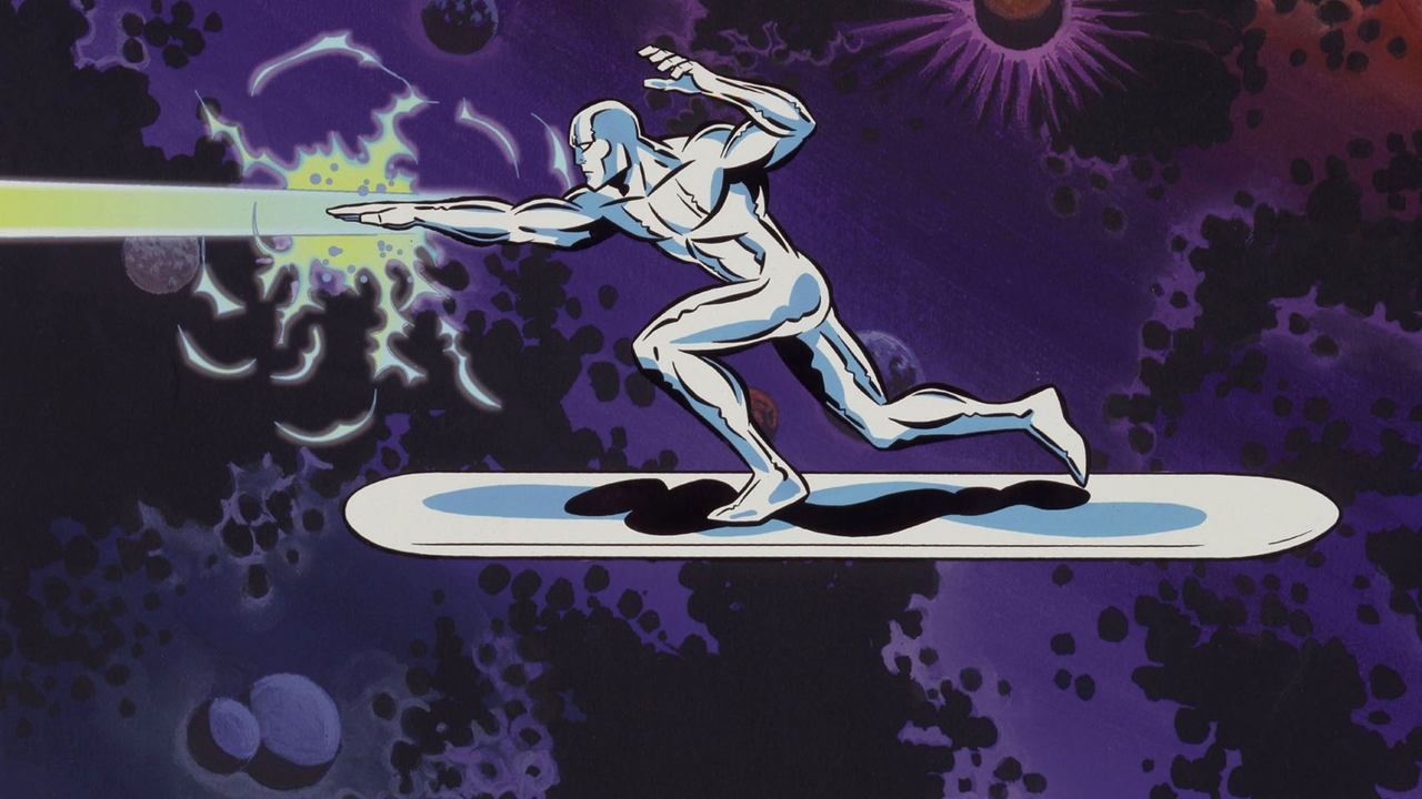 Silver Surfer (1998) series backdrop artwork