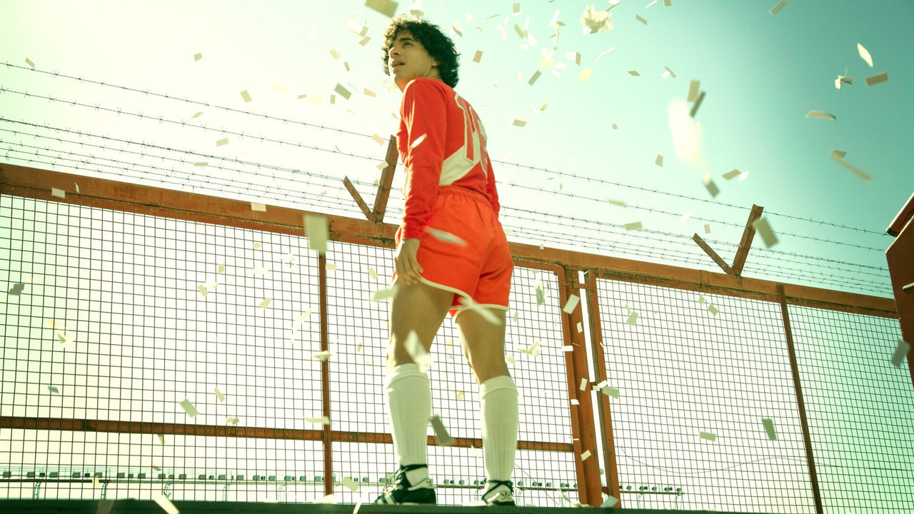 Maradona, Blessed Dream (2021) series backdrop artwork