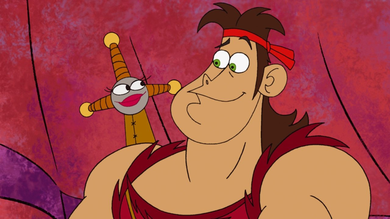 Dave the Barbarian (2004) series backdrop artwork