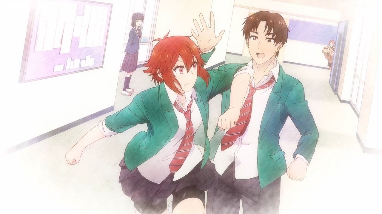 Tomo-chan Is a Girl! (2023) series backdrop artwork