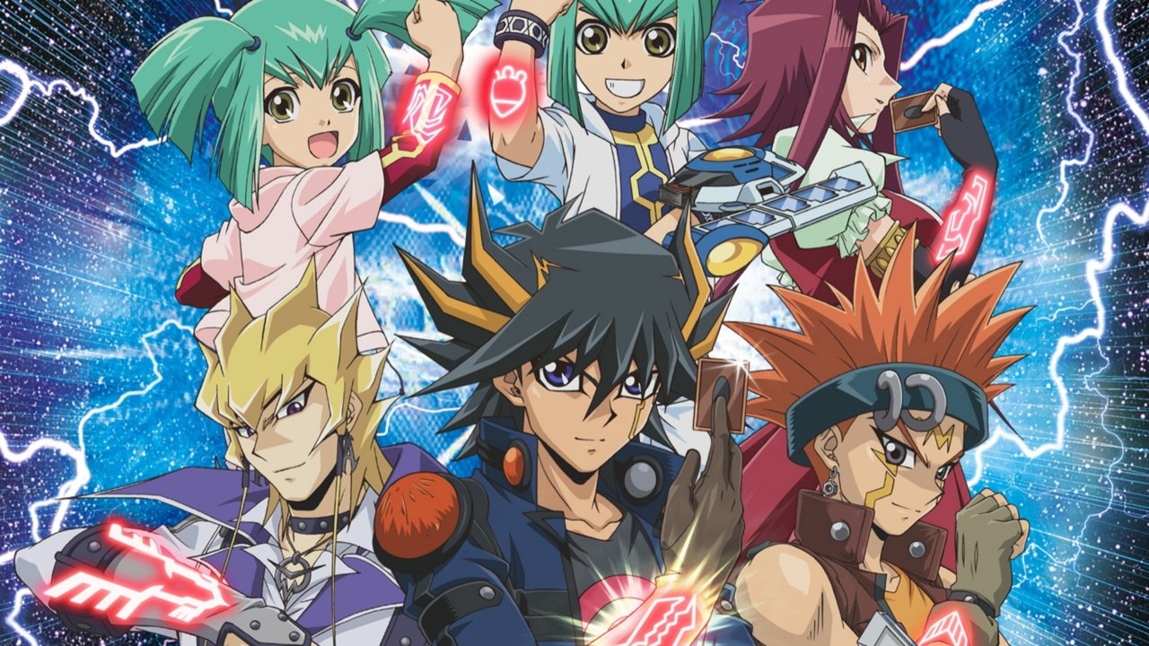 Yu-Gi-Oh! 5D's (2008) series backdrop artwork