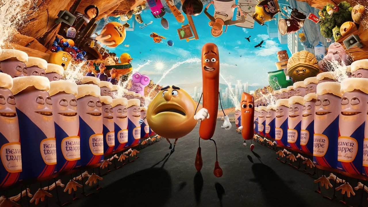 Sausage Party: Foodtopia (2024) series backdrop artwork
