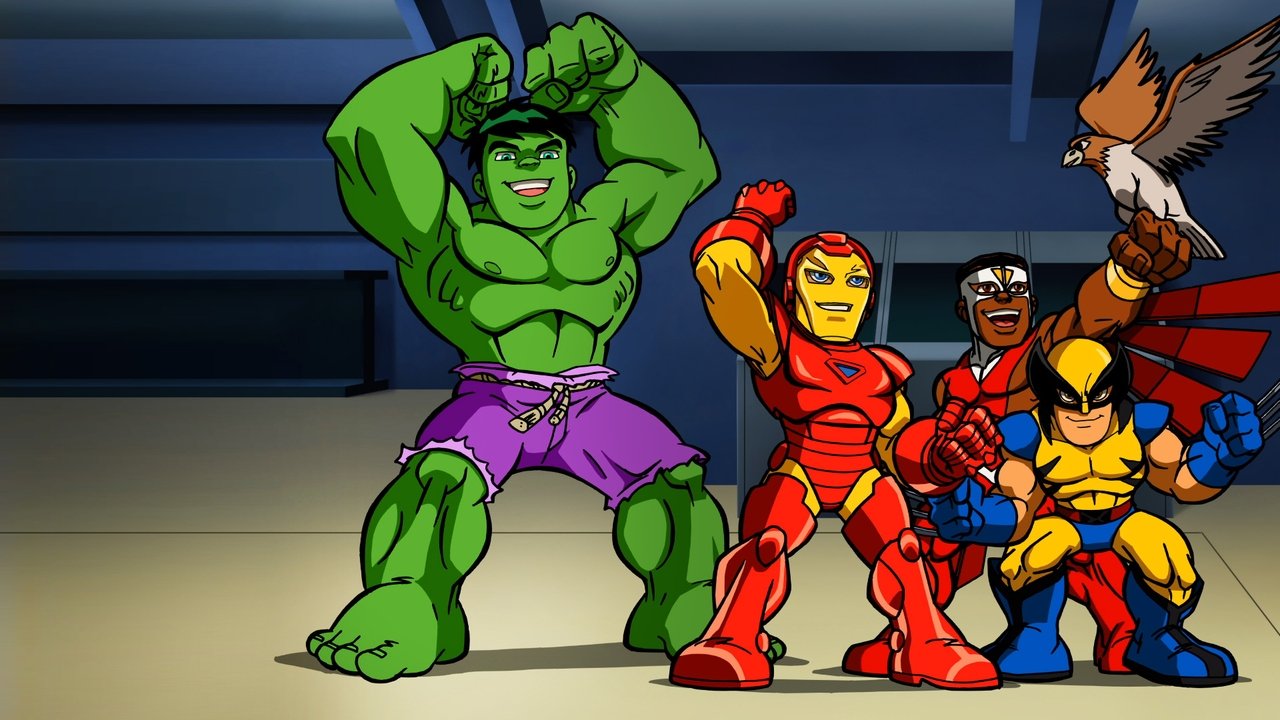 The Super Hero Squad Show (2009) series backdrop artwork