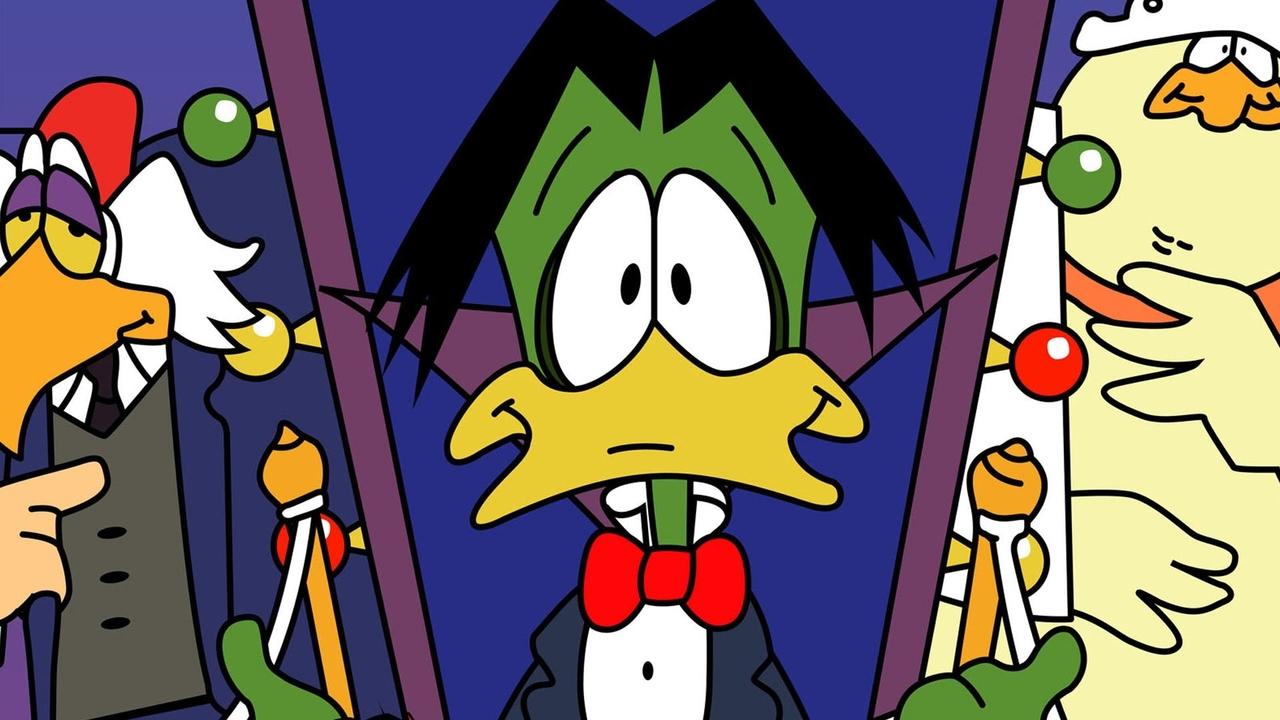 Count Duckula (1988) series backdrop artwork
