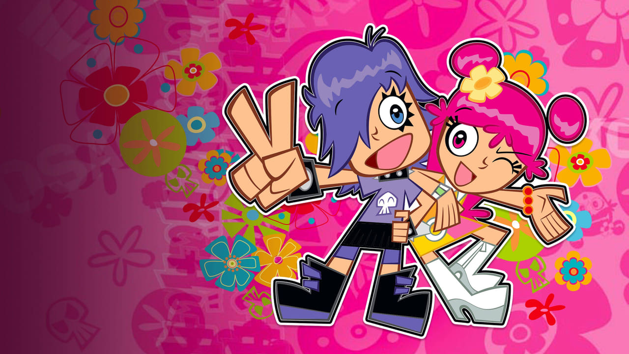 Hi Hi Puffy AmiYumi (2004) series backdrop artwork