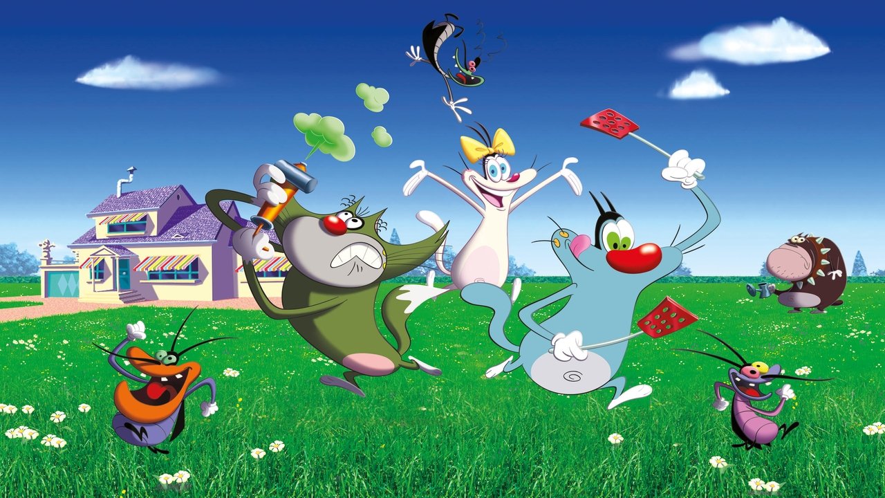 Oggy and the Cockroaches (1999) series backdrop artwork