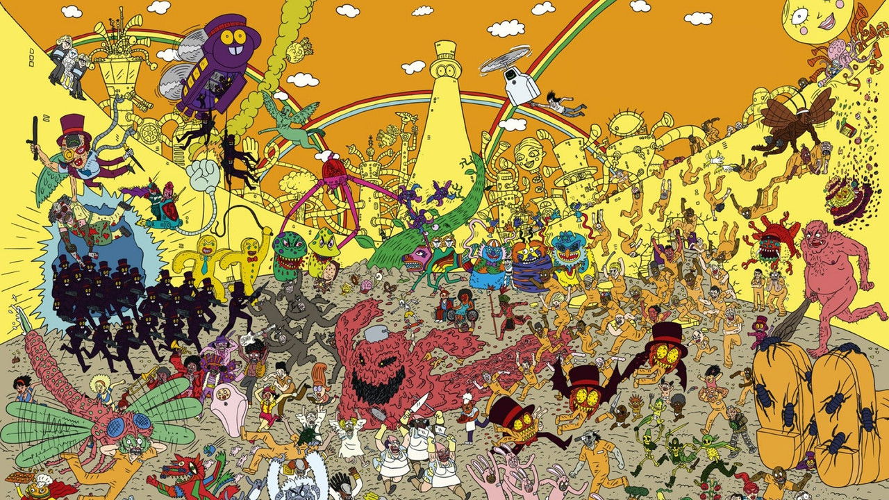 Superjail! (2008) series backdrop artwork
