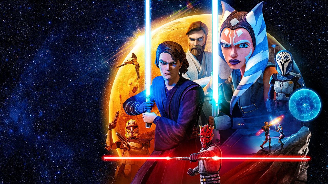Star Wars: The Clone Wars (2008) series backdrop artwork