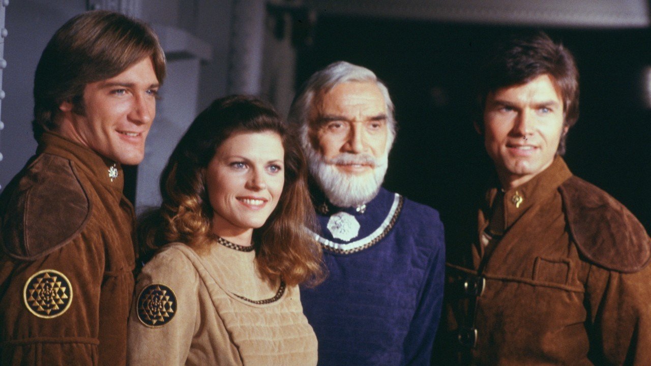 Galactica 1980 (1980) series backdrop artwork