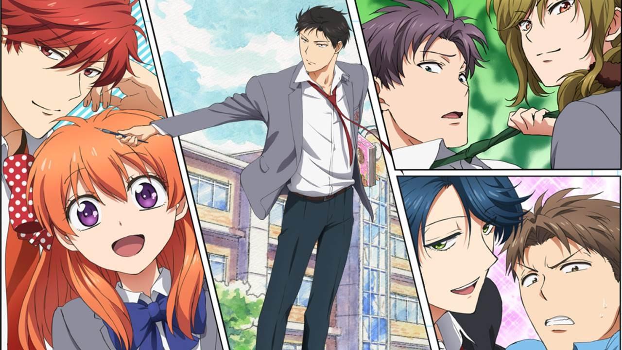 Monthly Girls' Nozaki-kun (2014) series backdrop artwork