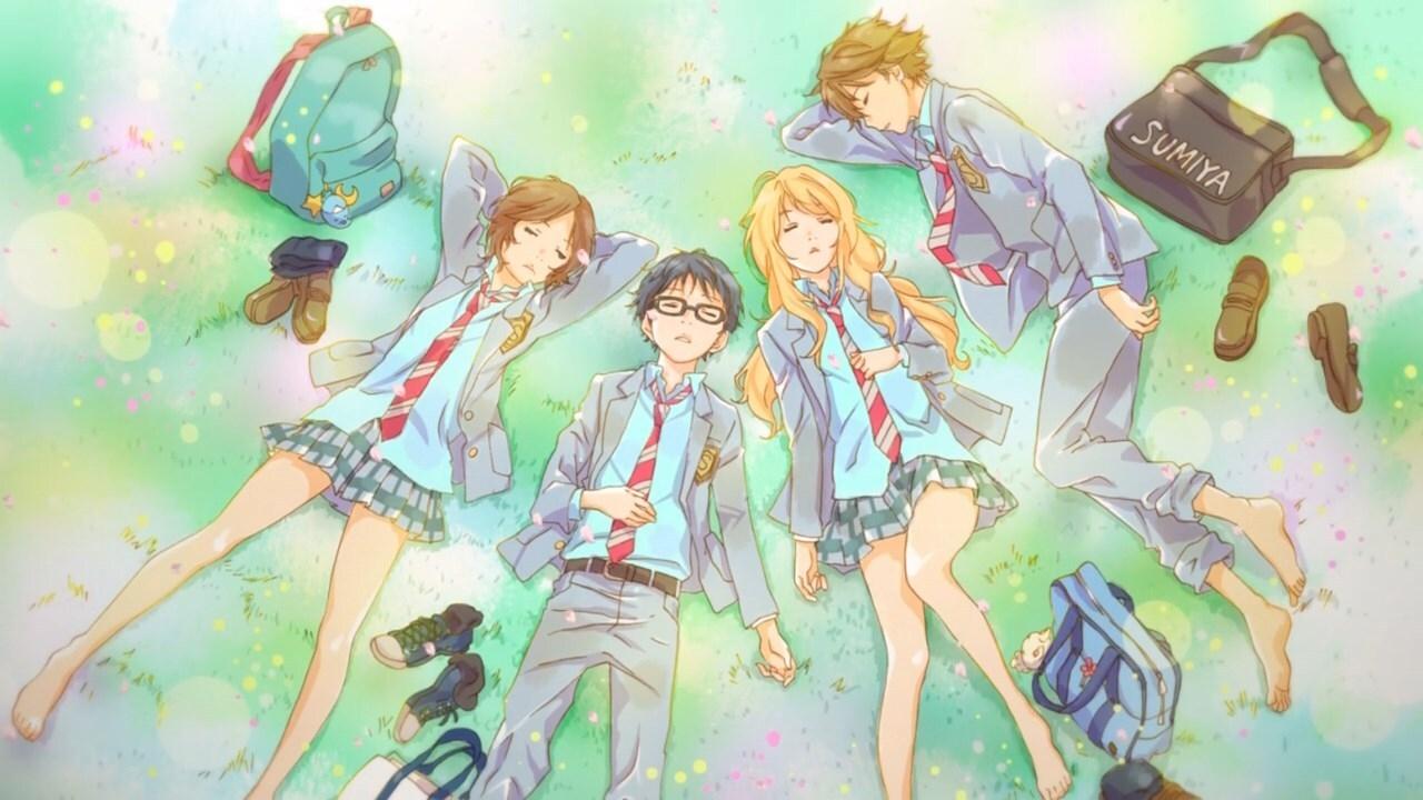 Your Lie in April (2014) series backdrop artwork