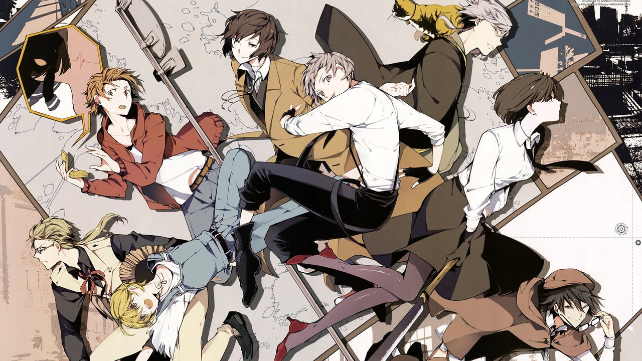 Bungo Stray Dogs (2016) series backdrop artwork