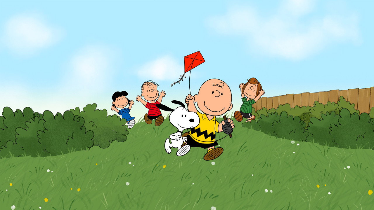 The Charlie Brown and Snoopy Show (1983) series backdrop artwork
