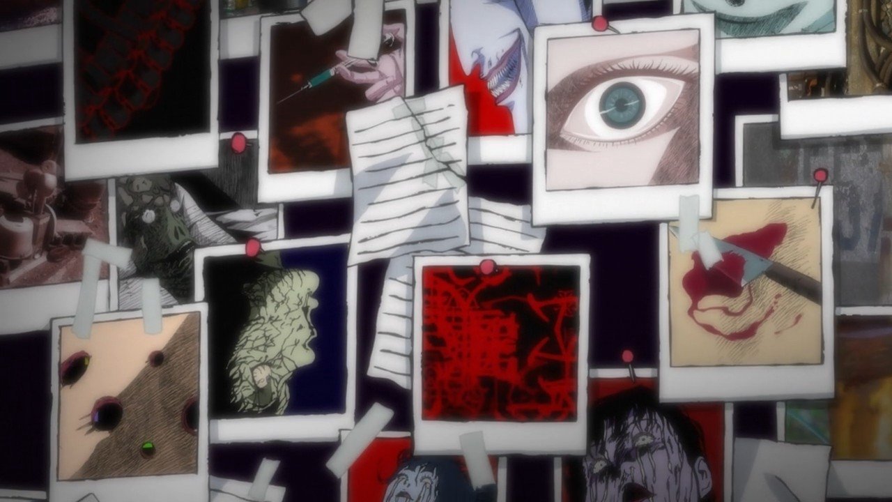 Junji Ito Collection (2018) series backdrop artwork