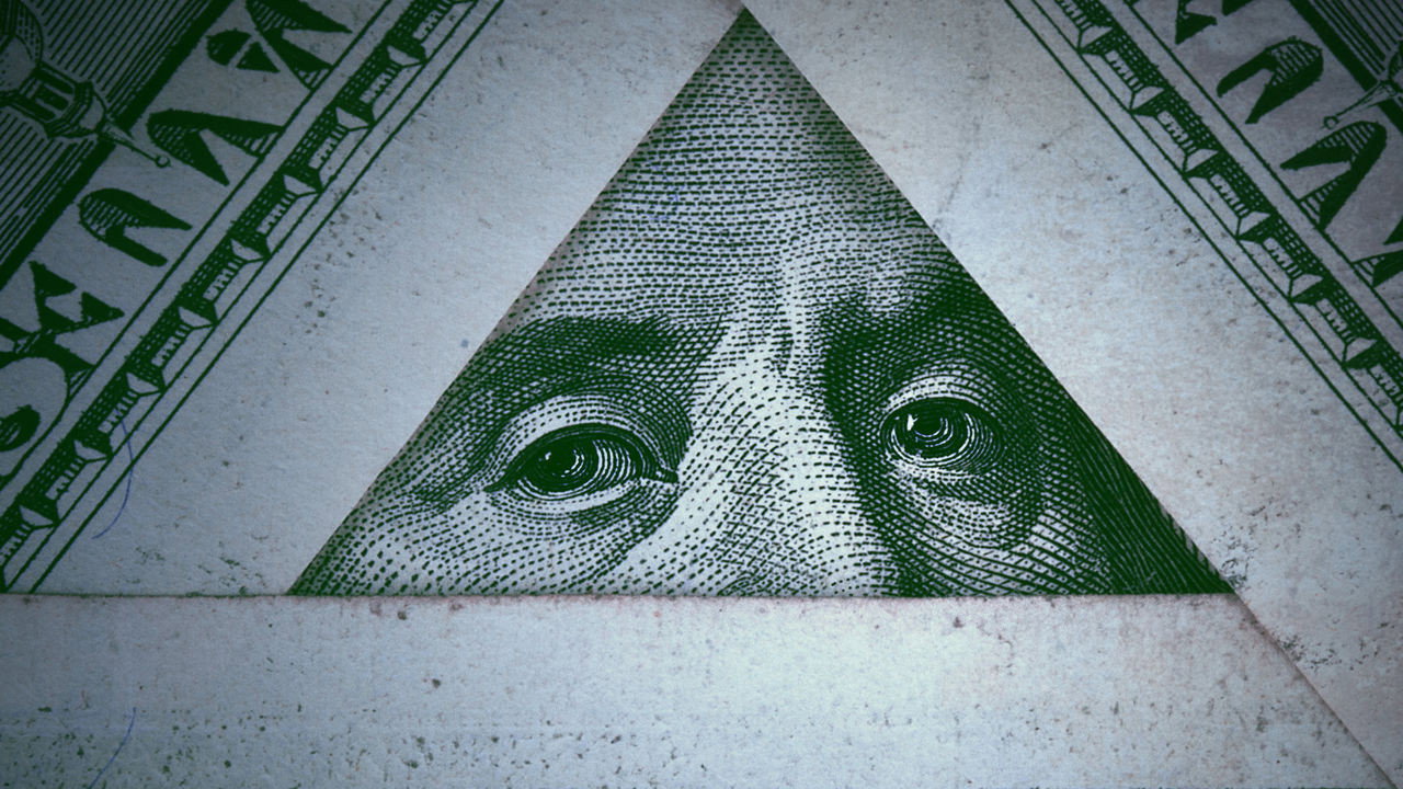 Dirty Money (2018) series backdrop artwork