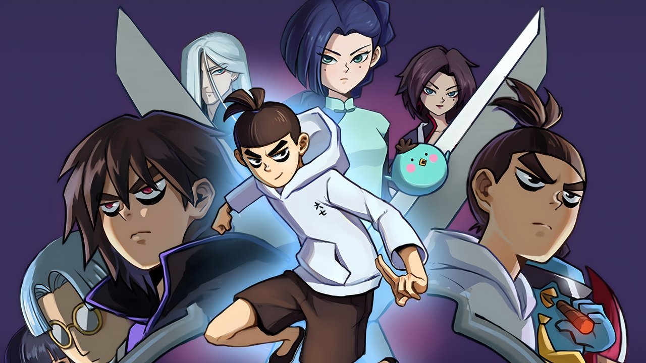 Scissor Seven (2018) series backdrop artwork