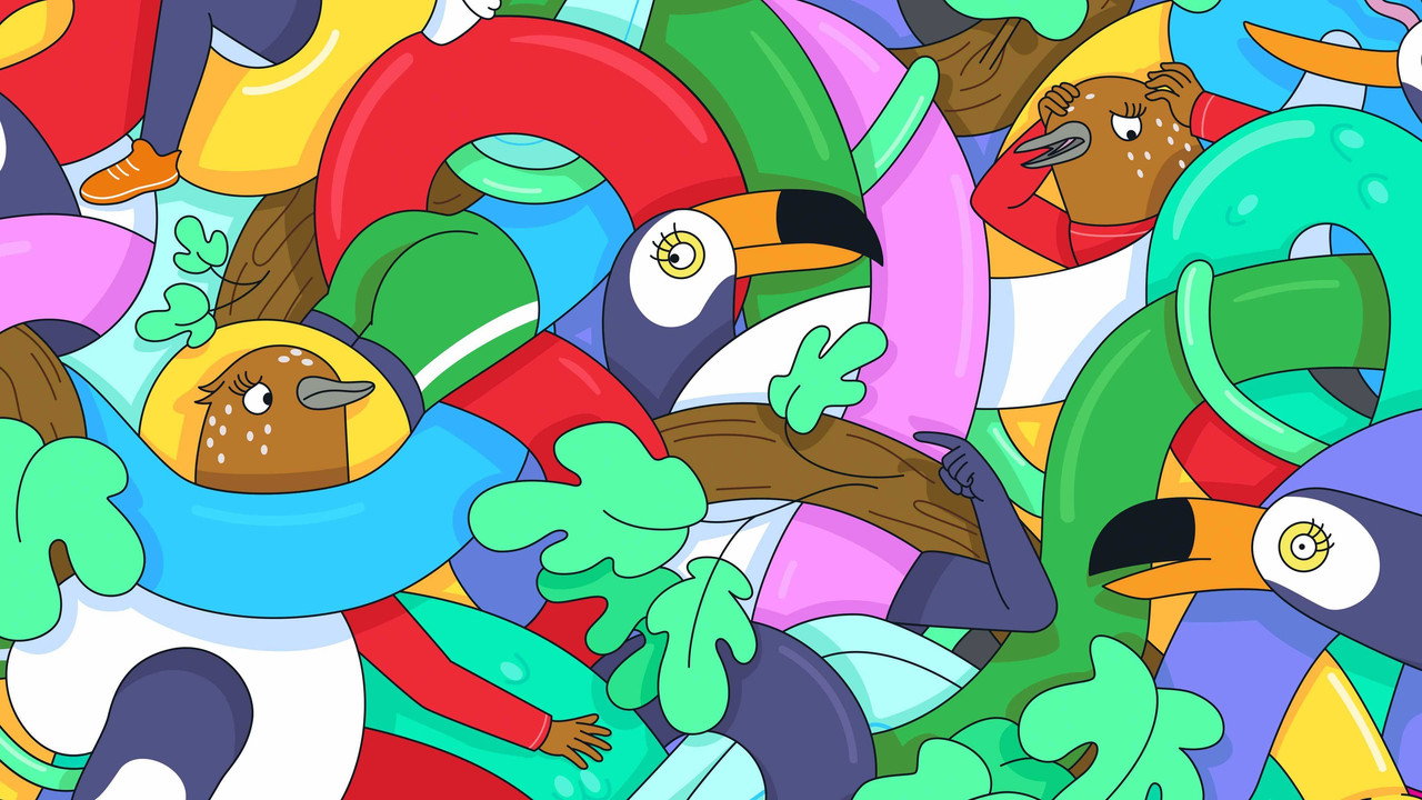 Tuca & Bertie (2019) series backdrop artwork