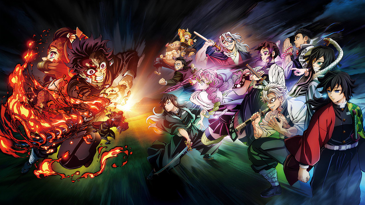 Demon Slayer: Kimetsu no Yaiba (2019) series backdrop artwork