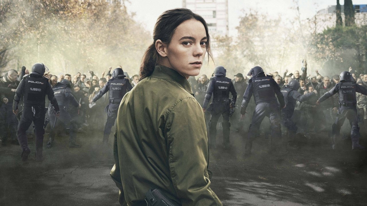 Riot Police (2020) series backdrop artwork