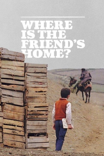 Where Is The Friend's House? (1987) movie poster