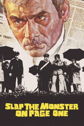 Slap the Monster on Page One (1972) movie poster